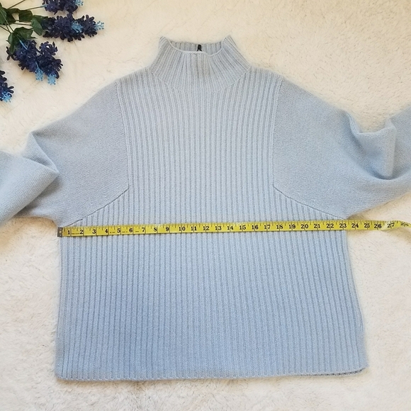 ZARA Zara Mock Neck Cashmere Sweater - Picture 6 of 8